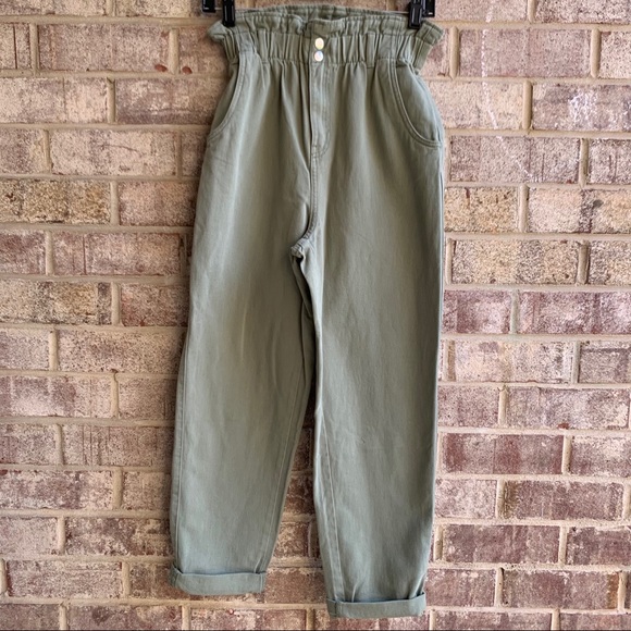 NWT H&M PAPER BAG PANTS - Picture 2 of 6